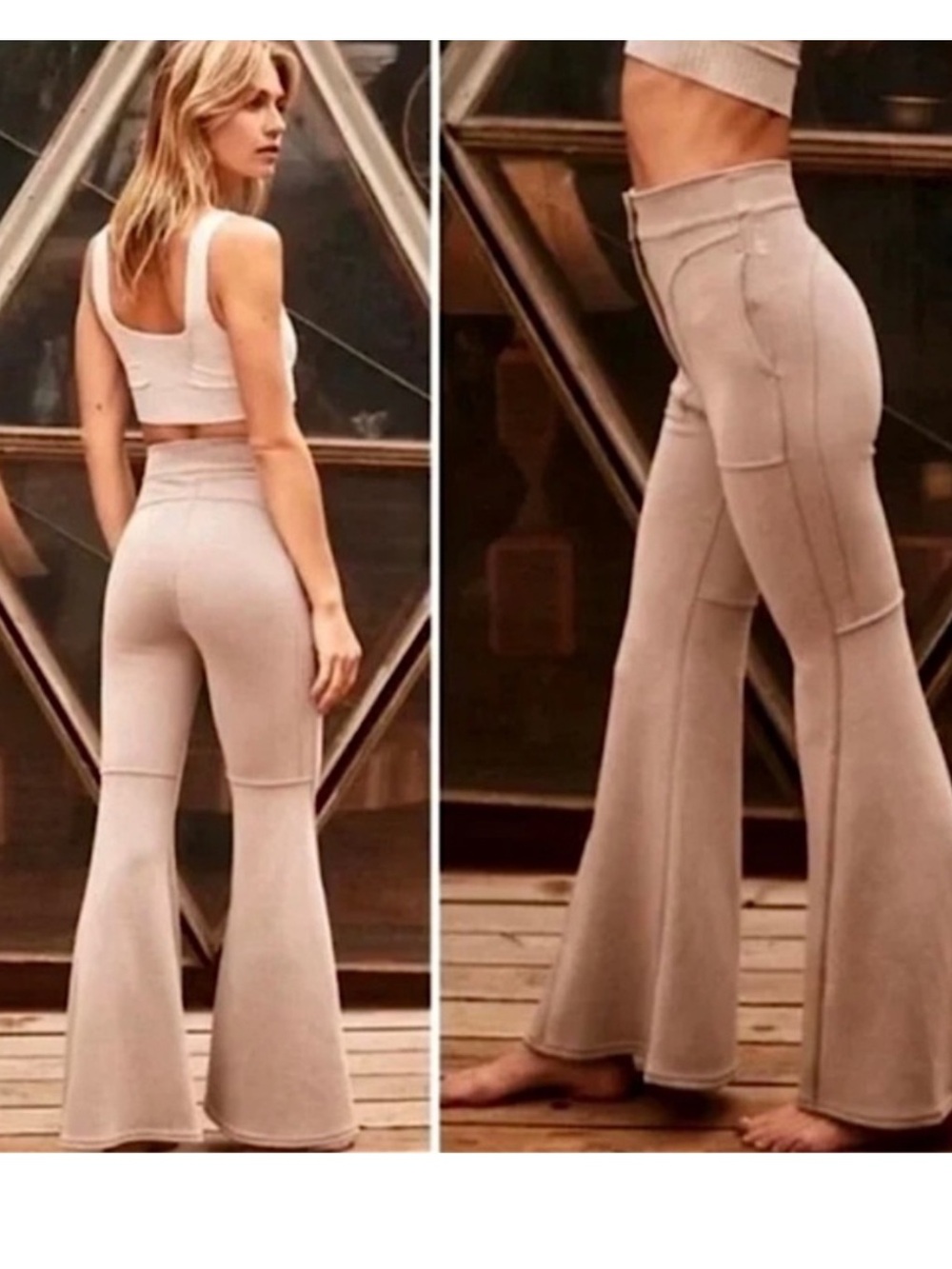 FP Movement by Free People Light Heart Flare Pants - Size 10